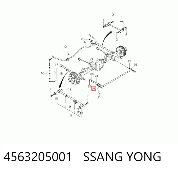  4563205001 Ssang Yong