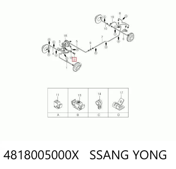  4818005000X Ssang Yong
