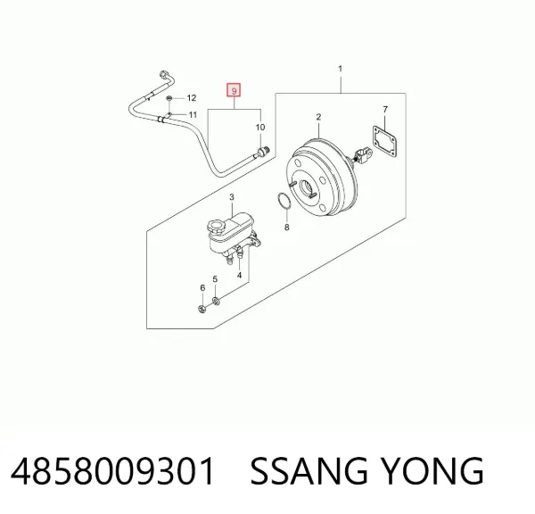  4858009301 Ssang Yong