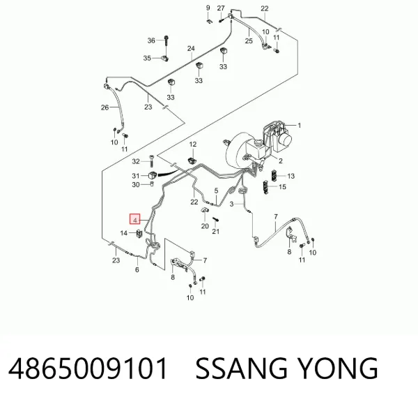 4865009101 Ssang Yong