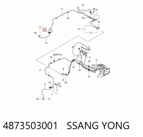  4873503001 Ssang Yong