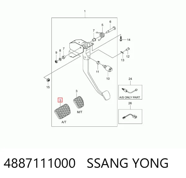  4887111000 Ssang Yong