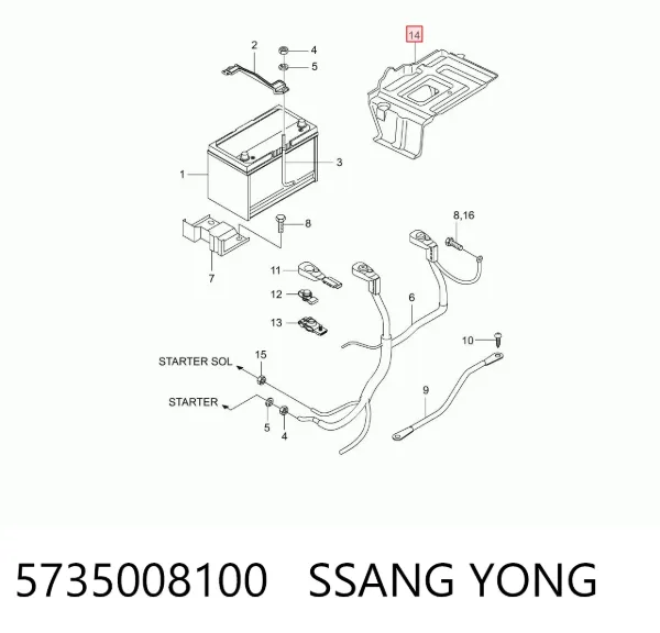  5735008100 Ssang Yong