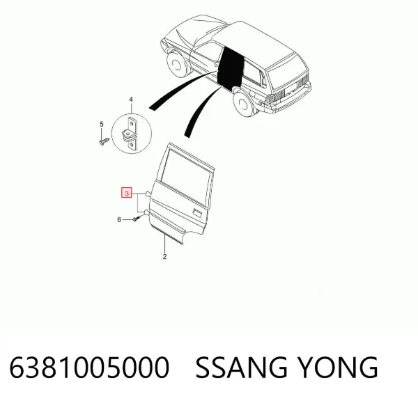  6381005000 Ssang Yong