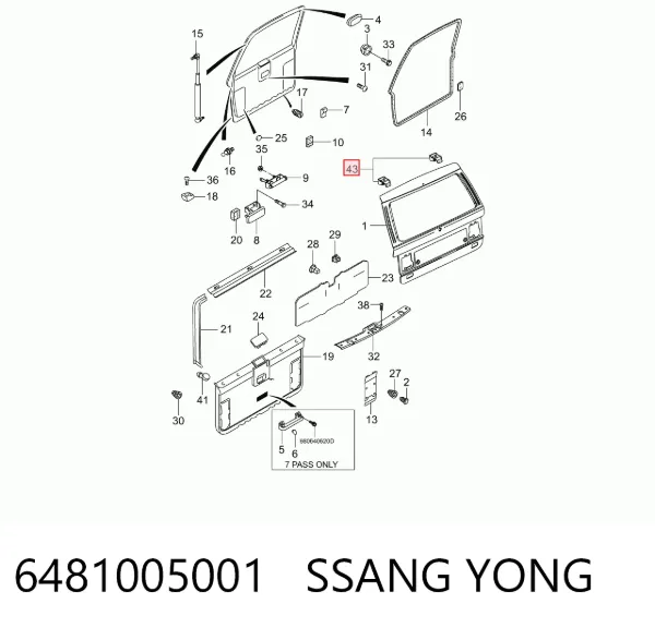 6481005001 Ssang Yong