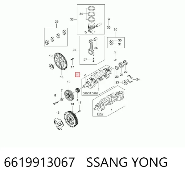 6619913067 Ssang Yong