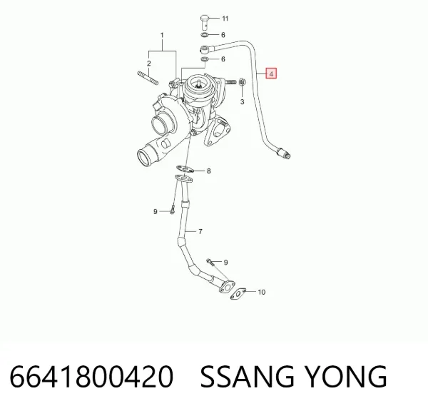  6641800420 Ssang Yong