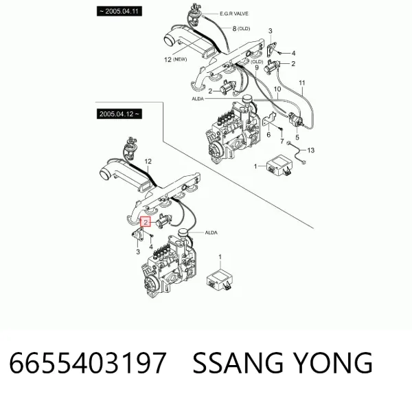  6655403197 Ssang Yong