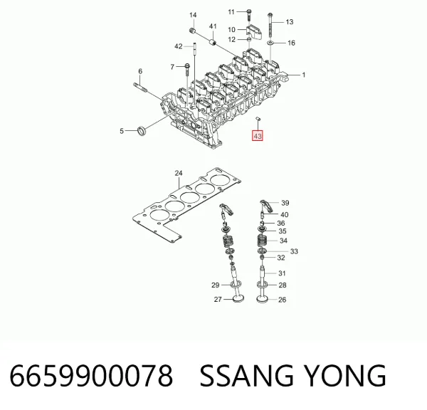  6659900078 Ssang Yong