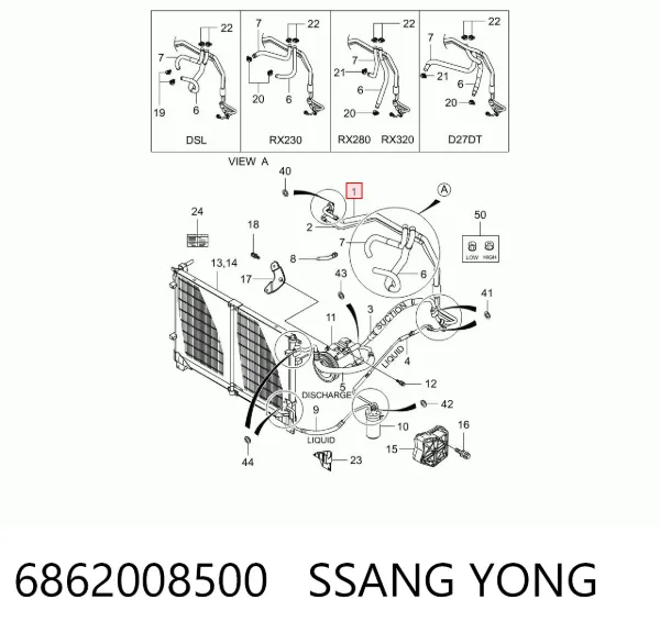  6862008500 Ssang Yong