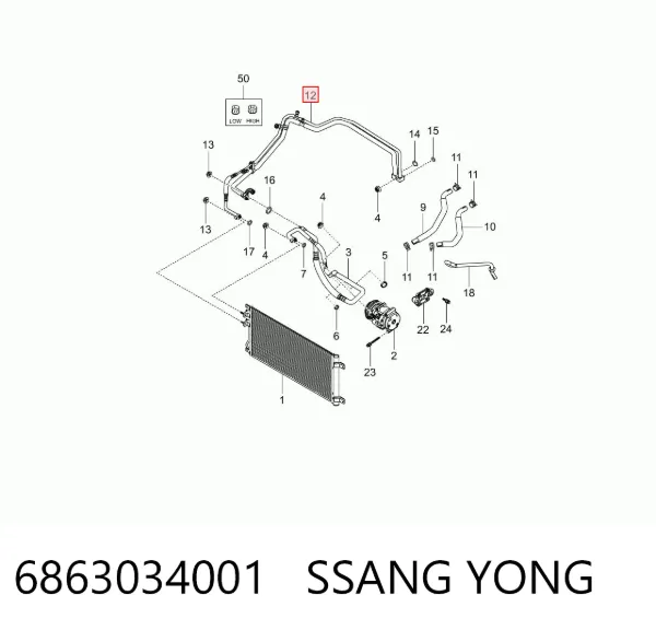  6863034001 Ssang Yong