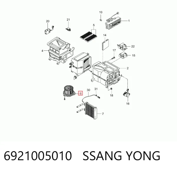  6921005010 Ssang Yong