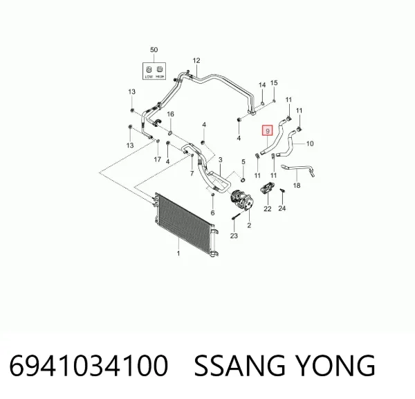 6941034100 Ssang Yong