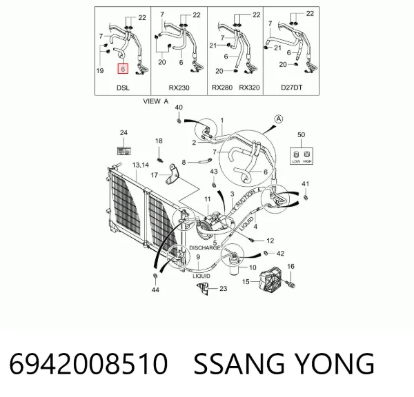  6942008510 Ssang Yong