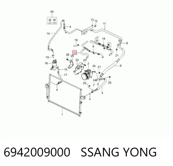  6942009000 Ssang Yong