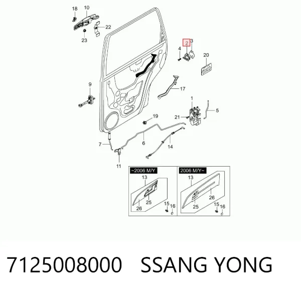  7125008000 Ssang Yong