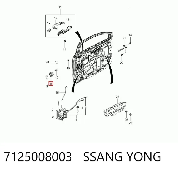  7125008003 Ssang Yong