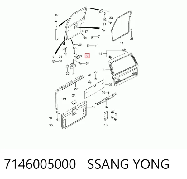  7146005000 Ssang Yong