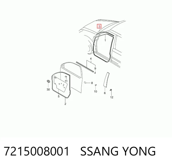  7215008001 Ssang Yong