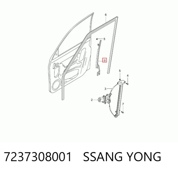  7237308001 Ssang Yong