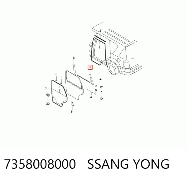  7358008000 Ssang Yong