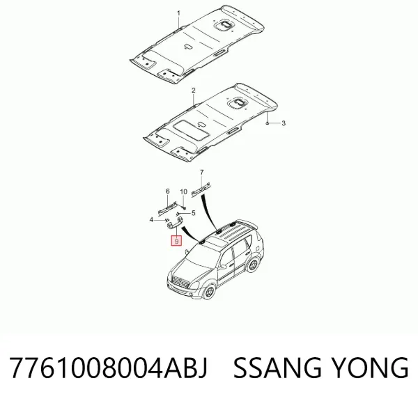  7761008004ABJ Ssang Yong