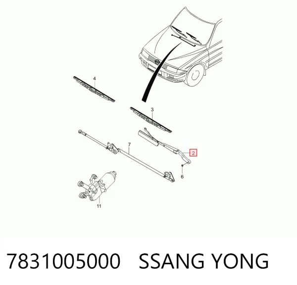  7831005000 Ssang Yong