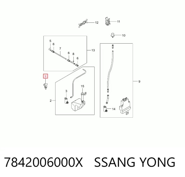  7842006000X Ssang Yong