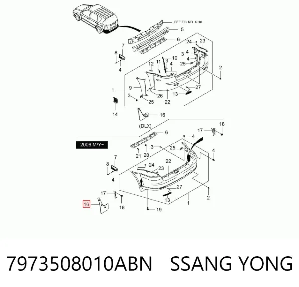  7973508010ABN Ssang Yong