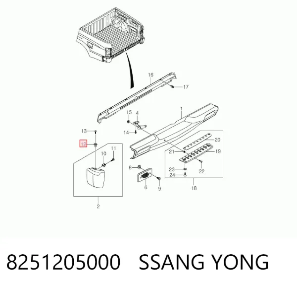 8251205000 Ssang Yong
