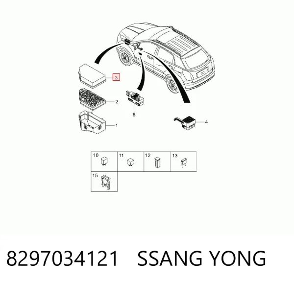  8297034121 Ssang Yong