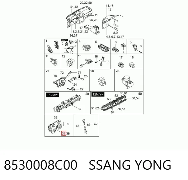  8530008C00 Ssang Yong