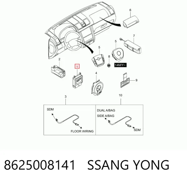  8625008141 Ssang Yong