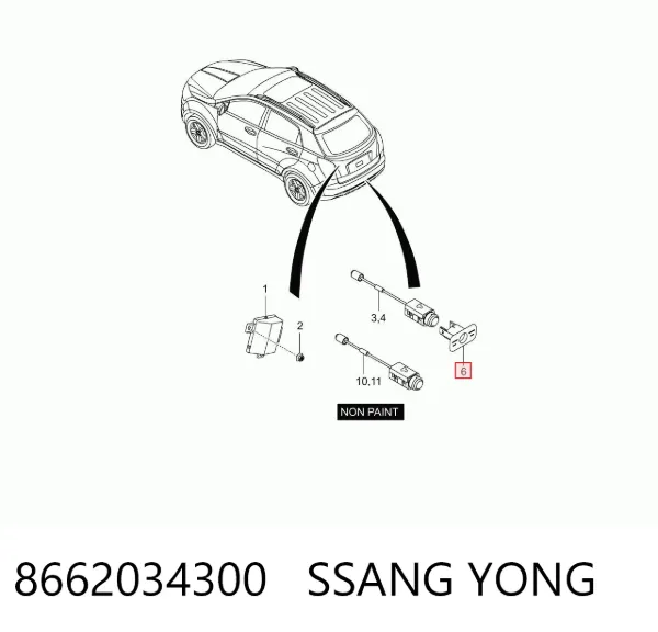  8662034300 Ssang Yong