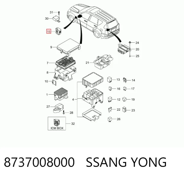  8737008000 Ssang Yong