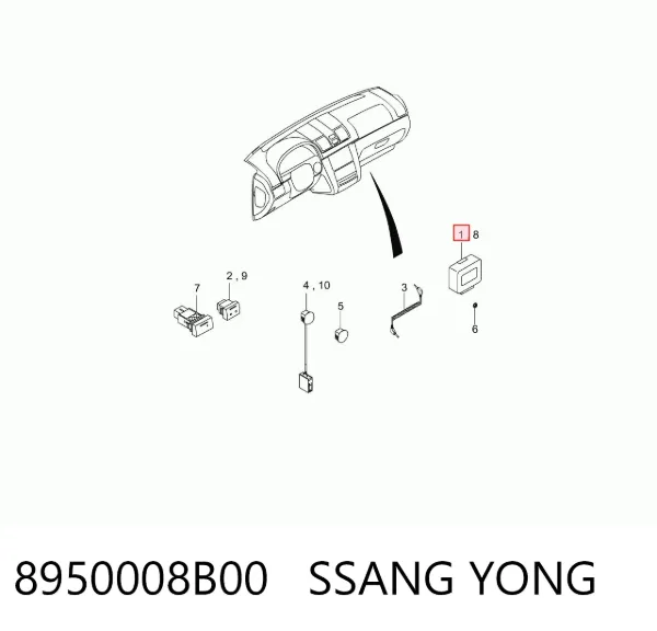  8950008B00 Ssang Yong