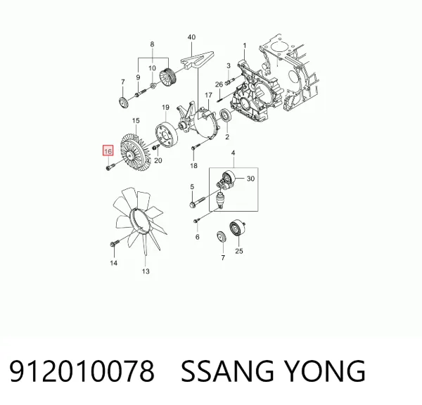  912010078 Ssang Yong