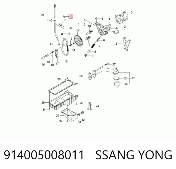  914005008011 Ssang Yong