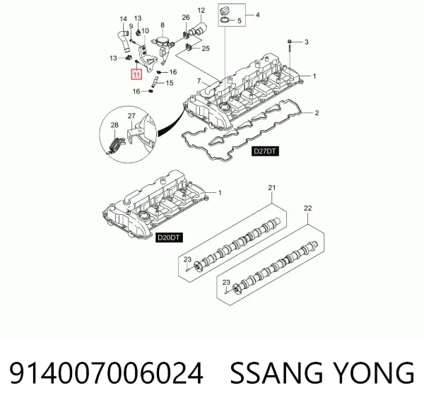  914007006024 Ssang Yong
