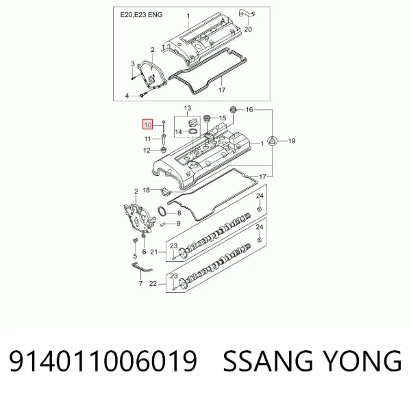  914011006019 Ssang Yong