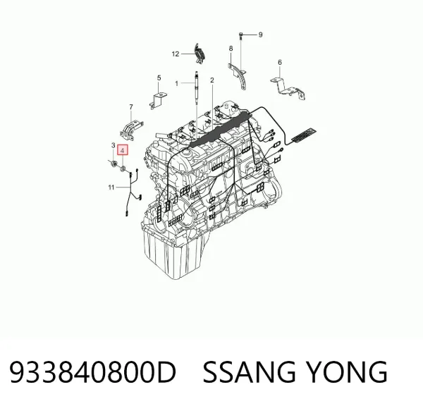  933840800D Ssang Yong