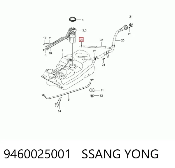  9460025001 Ssang Yong