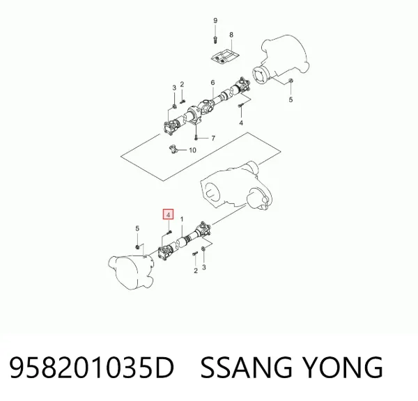  958201035D Ssang Yong