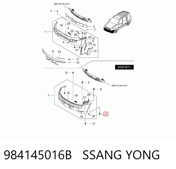  984145016B Ssang Yong