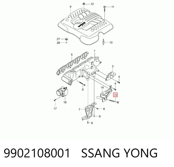  9902108001 Ssang Yong