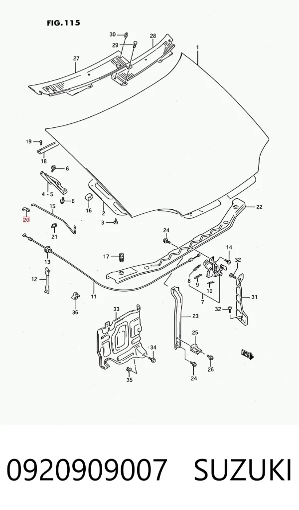  0920909007 Suzuki