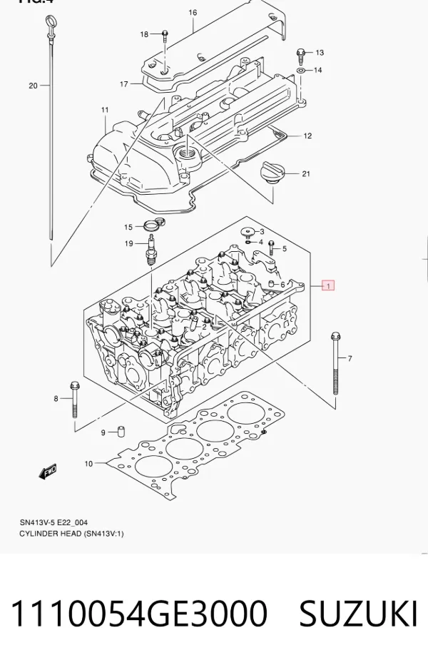  1110054GE0 Subaru