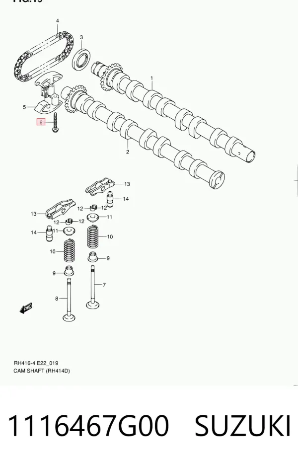  1116467G00 Suzuki