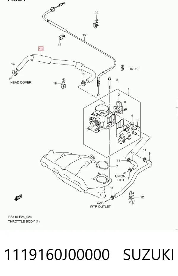  1119160J00000 Suzuki