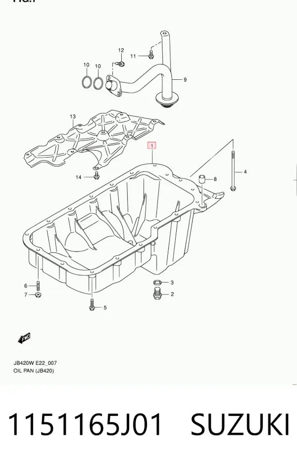  1151165J01 Suzuki